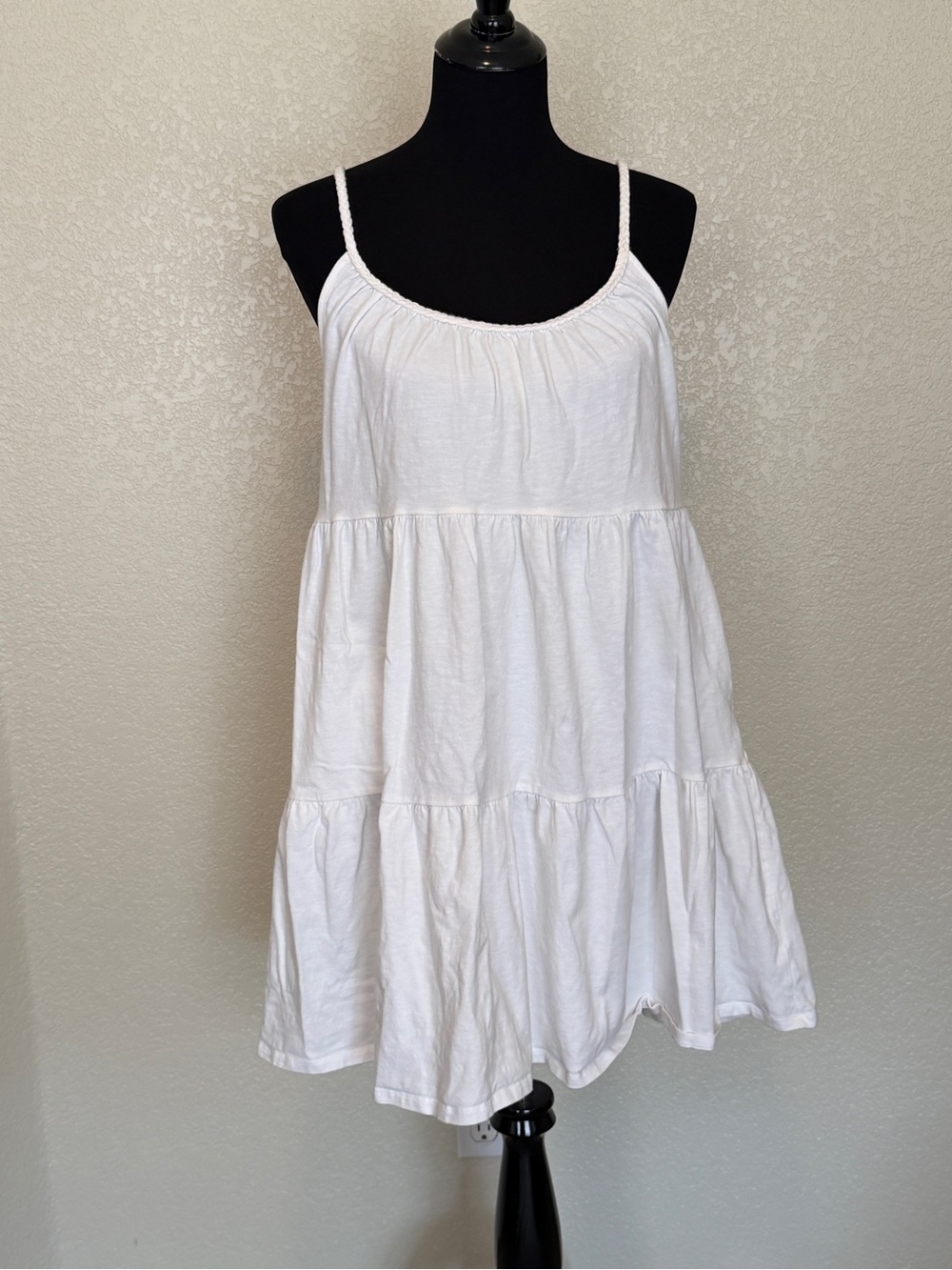 Old Navy white sundress with pockets